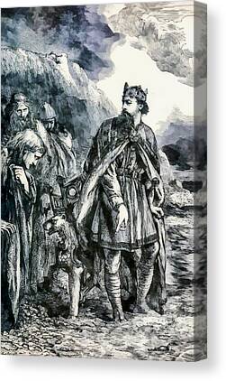King canute and the waves hi-res stock photography and images - Alamy