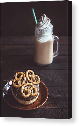 Candy Coated Pretzels Canvas Prints