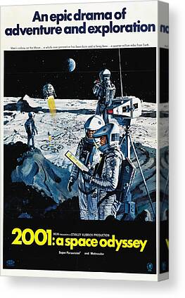 Space Travel Mixed Media Canvas Prints
