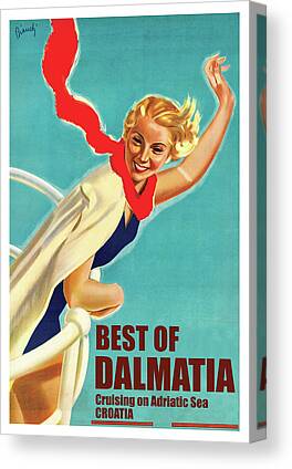 Dalmatia Canvas Prints