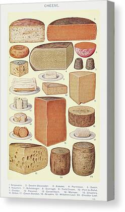 Parmesan Cheese Canvas Prints