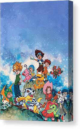 J540 Digimon Adventure Tri Classic Anime Series Wall Art Canvas