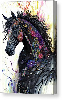 Fancy Horse Paintings Canvas Prints