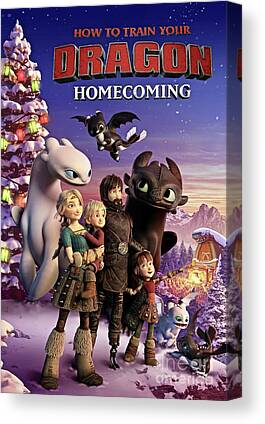 How to Train Your Dragon Movie Art Silk poster Canvas Print 13x18 32x43 inch