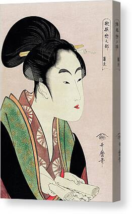 Utamaro Kitagawa Canvas Prints