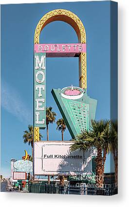 Las Vegas Lockdown Fremont Sky Ranch Motel Sign Acrylic Print by