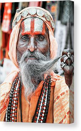 Indian Guru Canvas Prints