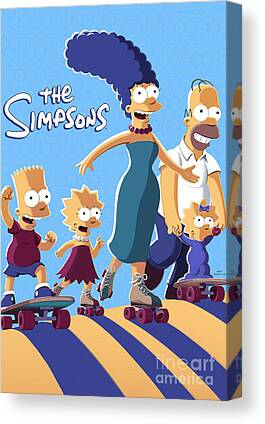 The Simpsons Canvas Picture Prints Breaking Bad Cartoon Art Large Poster 