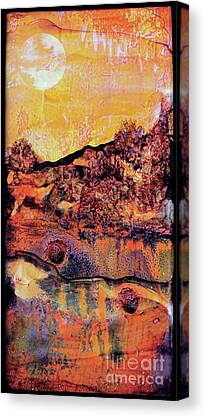 Valley Of Fire Mixed Media Canvas Prints