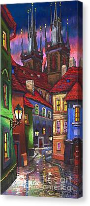 Czech Republic Paintings Canvas Prints