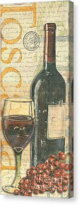 Bistro Wine Grape Canvas Prints