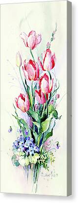 Pink Tulip Canvas Prints