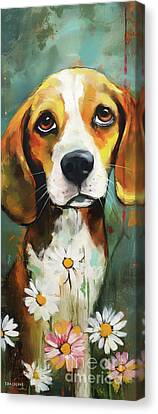 Puppy Dog Eyes Canvas Prints