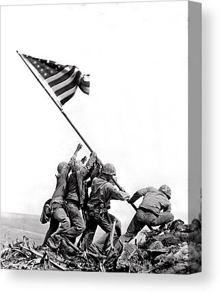 U S Flag Photos Canvas Prints