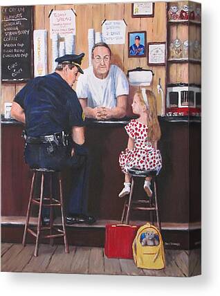 Police Community Relations Canvas Prints