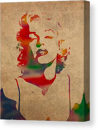 Marilyn Monroe Mixed Media Canvas Prints
