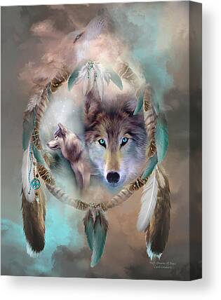 Spirit Wolf Canvas Prints