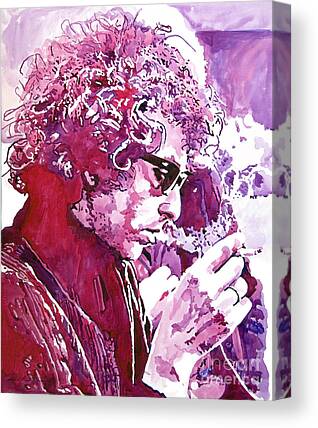 Rock Bob Dylan Canvas Prints