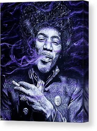 Jimmi Hendrix Canvas Prints