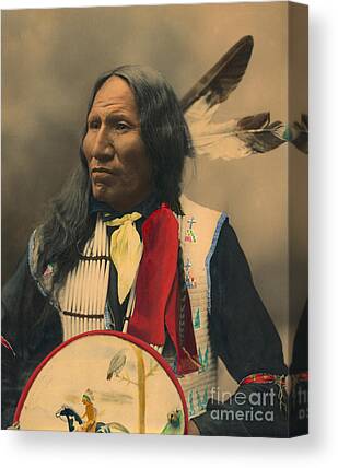 1899 Strikes With Nose Oglala Sioux Chief Native American Indian Art Poster Prin 