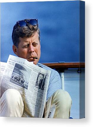 John F. Kennedy Photos Canvas Prints