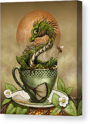 Green Dragon Canvas Prints