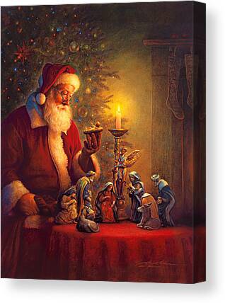 Santa Claus Canvas Prints