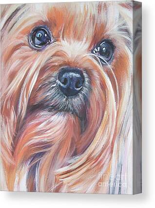 Wall Art Canvas Picture Print Yorkie Yorkshire Terrier With Puppy M001 3.2 