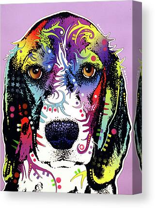 Trailing Hound Canvas Prints