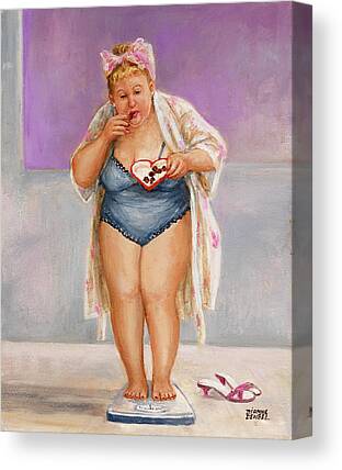 Overweight Canvas Prints