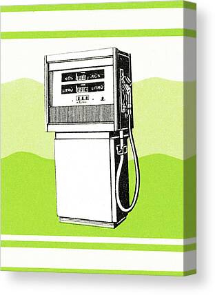 Petrol Green Canvas Prints