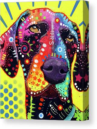 German Short Haired Pointer Canvas Prints