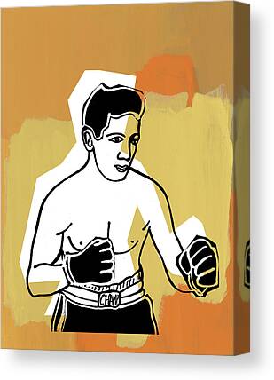Heavyweight Boxing Champions Drawings Canvas Prints