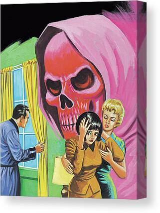 Grim Reaper Canvas Wall A2 A1 A0 Large Gift Present SS0550 