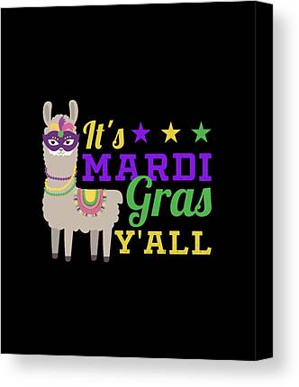 I'm Just Here For The Beads Mardi Gras Ornament by Tinh Tran Le Thanh -  Fine Art America