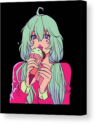 Aesthetic Anime pfp Canvas Print for Sale by otakubento2020