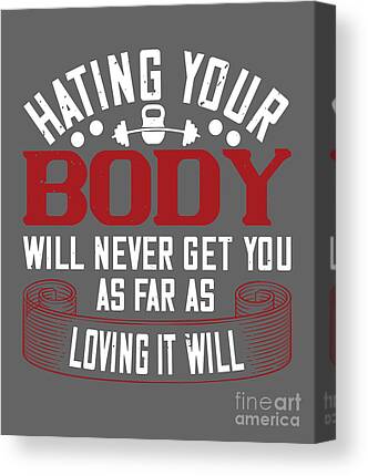 Loving Your Body Canvas Prints