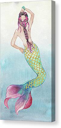 Mermaid Canvas Prints (Page #4 of 35) | Fine Art America