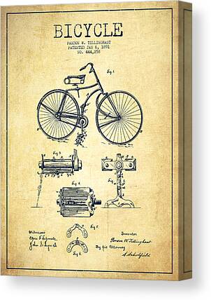 Bicycle Graphics Canvas Art Prints
