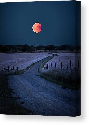 Stunning Photography - 1X Blood Moon Canvas Prints