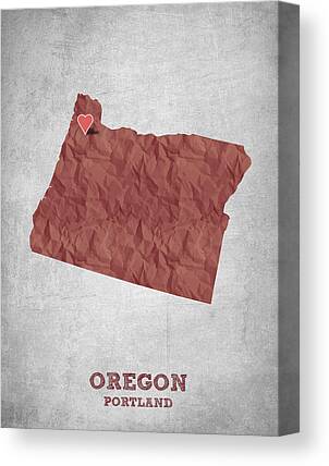 Oregon State University Digital Art Canvas Prints