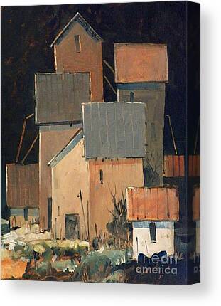 Feed Mill Paintings Canvas Prints