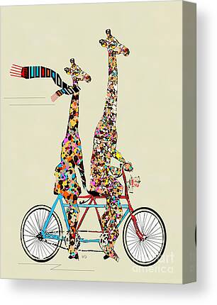 LARGE A3 SIZE QUALITY CANVAS ART PRINT Old Bicycle & Flowers 