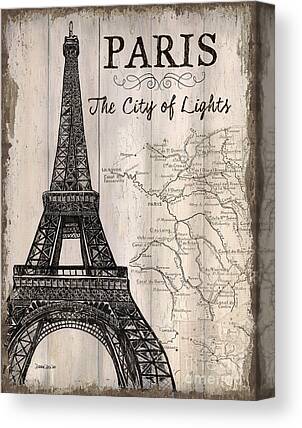 Eiffel Tower Canvas Prints