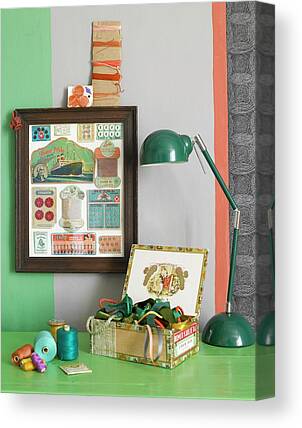 Pincushion Art/Canvas Print Poster Home Decor Threads Wall Art Sewing Kit
