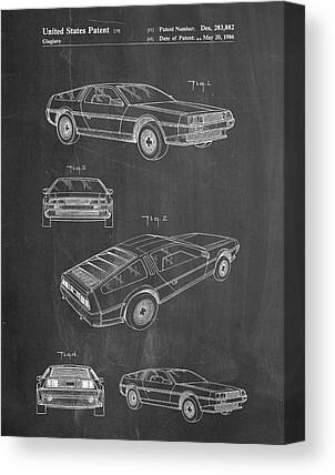 Automobile Patent Canvas Prints