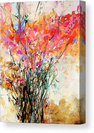 Floral Collage Canvas Prints | Fine Art America