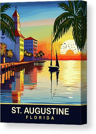 Augustine Digital Art Canvas Prints