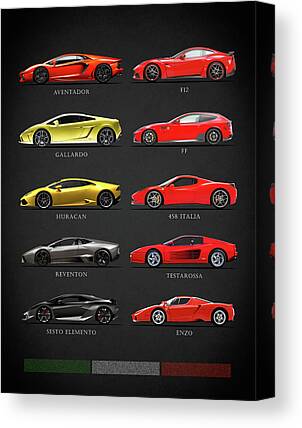 Lamborghini Canvas Prints