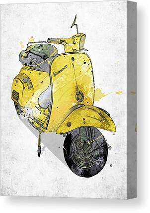 old motor scooter artwork Wall art. Reproduction poster Ciao Bella Vespa